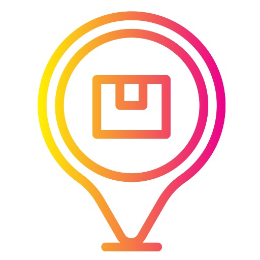 logistica consegna Generic Gradient icona