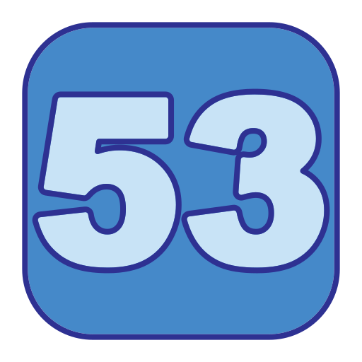 cinquantatre Generic Blue icona