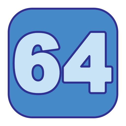 64 Generic Blue icono