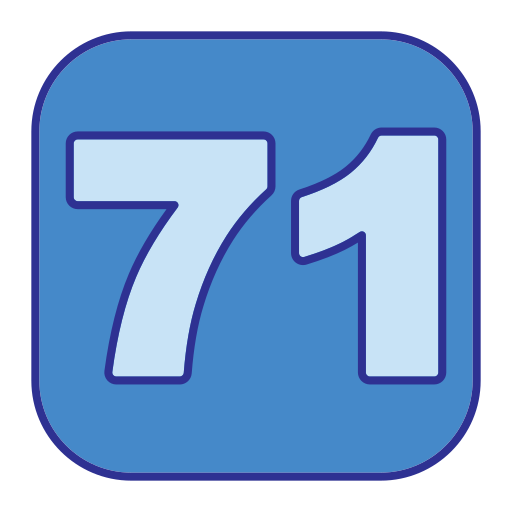 71 Generic Blue Icône
