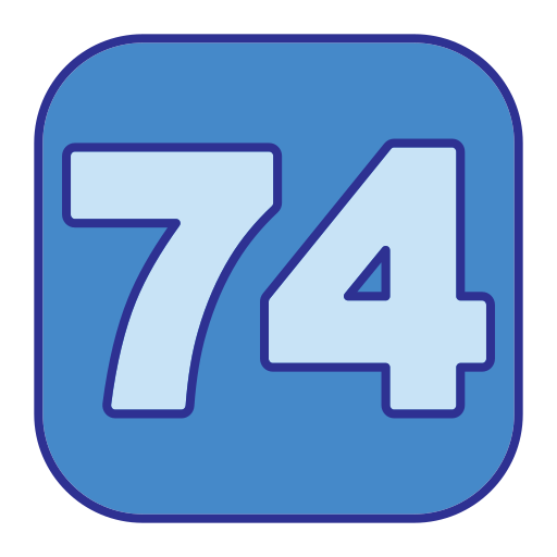 74 Generic Blue icona