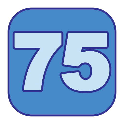 75 Generic Blue Icône