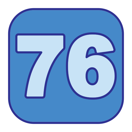 76 Generic Blue icono