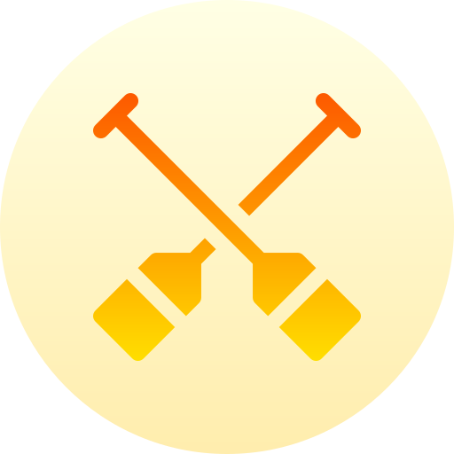 Oars Basic Gradient Circular icon