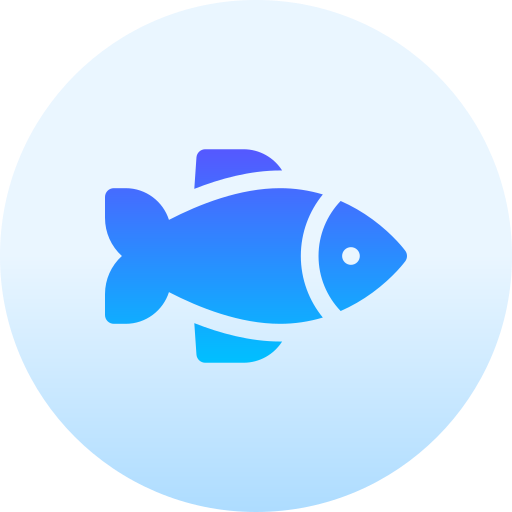 pescare Basic Gradient Circular icona