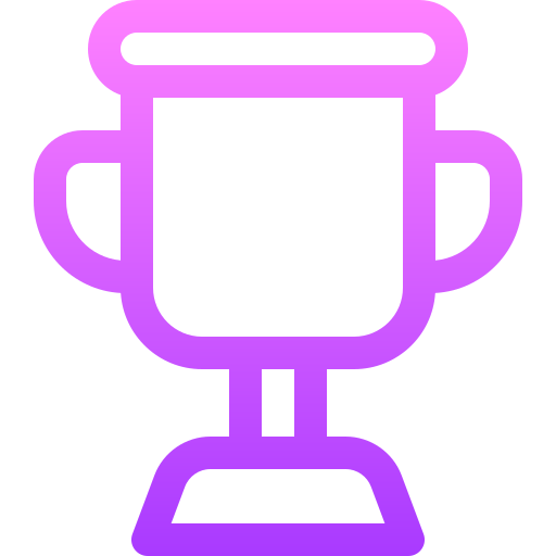 trophée Basic Gradient Lineal color Icône