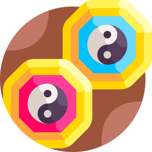 yin-yang Detailed Flat Circular Flat Icône
