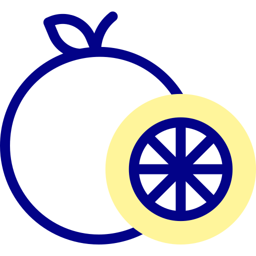pomarańcze Detailed Mixed Lineal color ikona