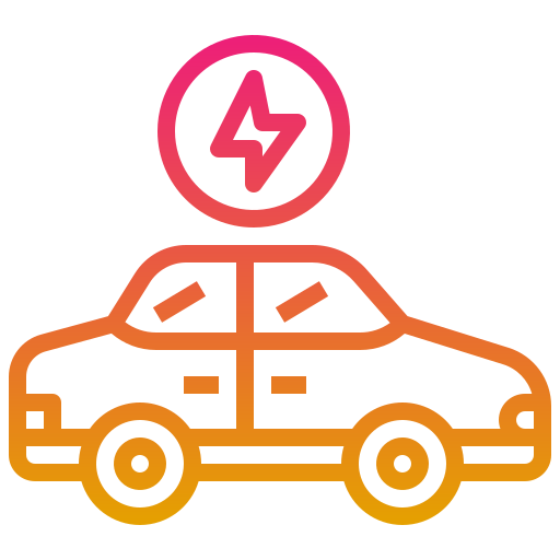 elektroauto Generic Gradient icon