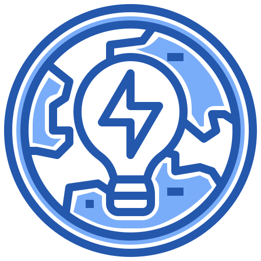 Electricity Generic Blue icon