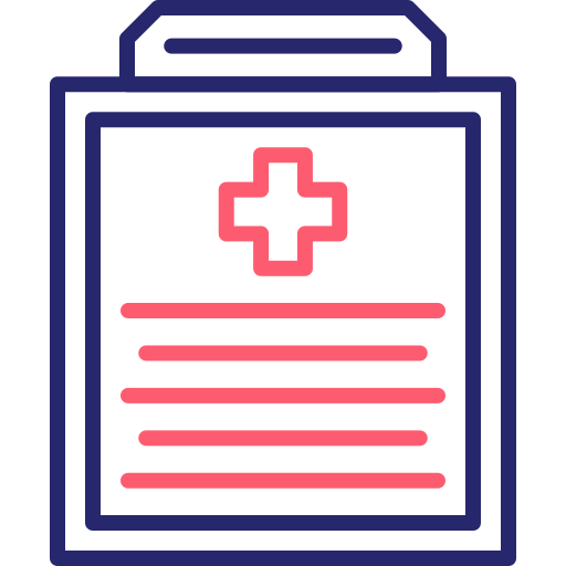 Medical report Generic Outline Color icon