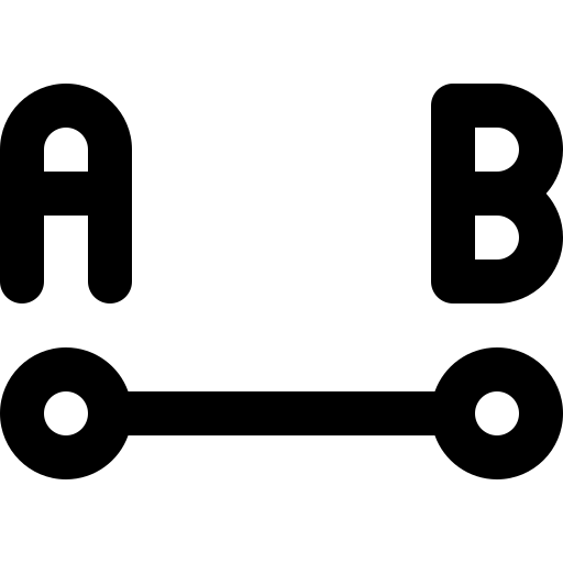 points finaux Super Basic Rounded Lineal Icône