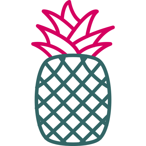 piña Generic Outline Color icono