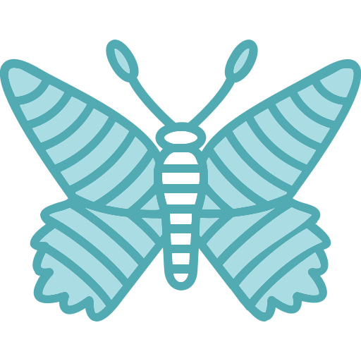 papillon Generic Blue Icône
