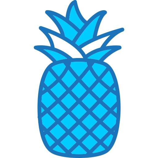 ananas Generic Blue icoon