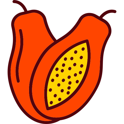 papaya Generic Outline Color icono