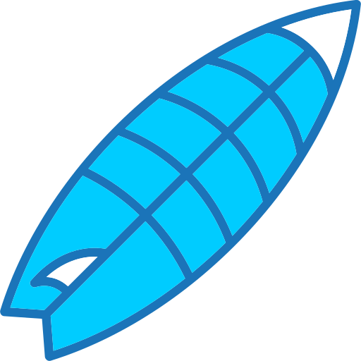 Surfboard Generic Blue icon