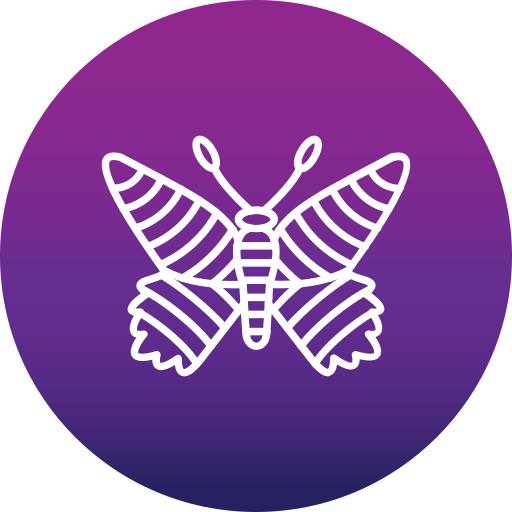 vlinder Generic Flat Gradient icoon
