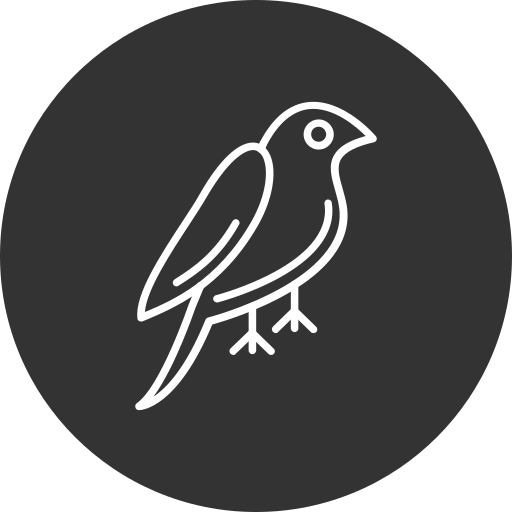 pájaro Generic Glyph icono
