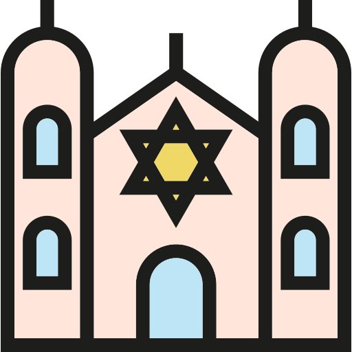 Synagogue Generic Outline Color icon