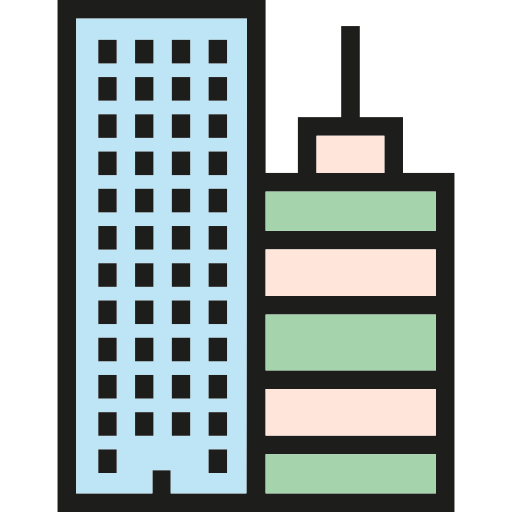 ciudad Generic Outline Color icono