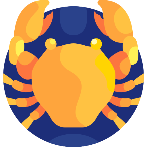 krabbe Detailed Flat Circular Flat icon