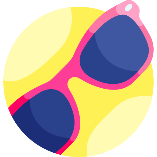 Sunglasses Detailed Flat Circular Flat icon