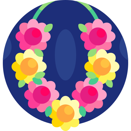 bloem ketting Detailed Flat Circular Flat icoon