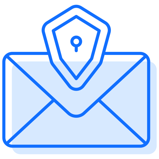 이메일 Generic Blue icon