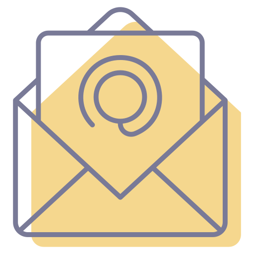 email Generic Color Omission icon