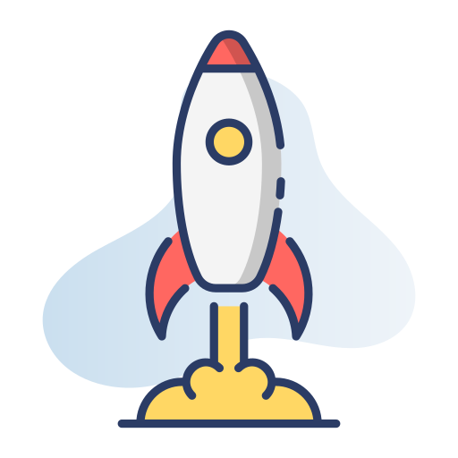 Rocket Generic Rounded Shapes icon