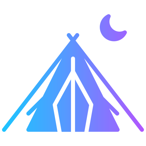 Tent Generic Flat Gradient icon
