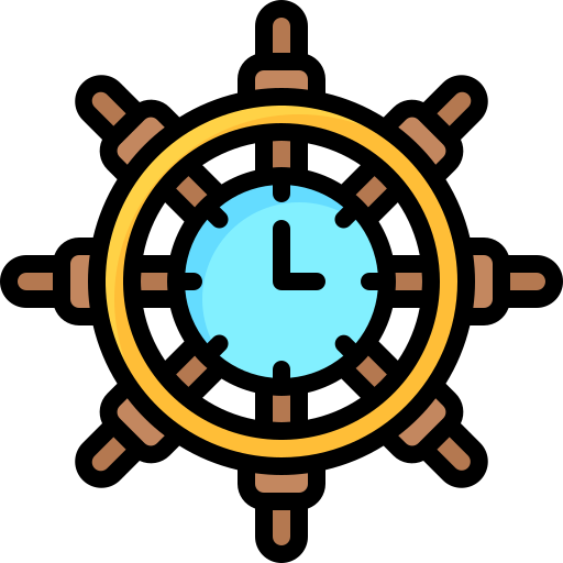 Ship wheel Generic Outline Color icon