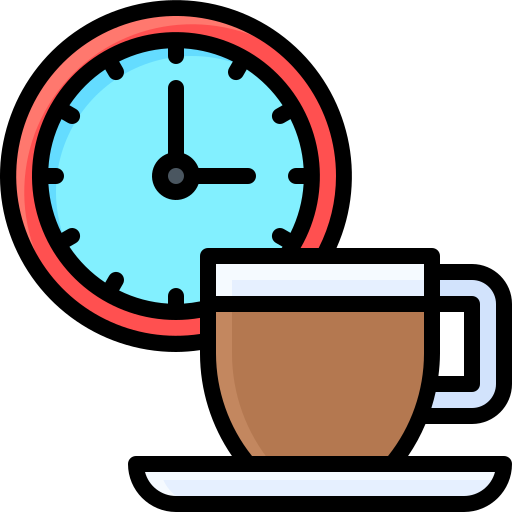 hora de cafe Generic Outline Color icono