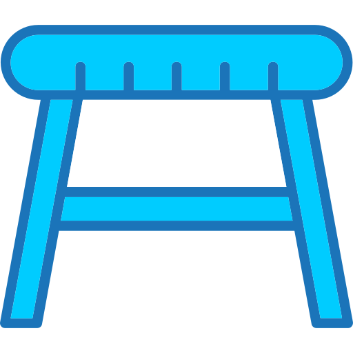 スツール Generic Blue icon