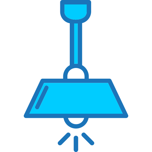 Ceiling lamp Generic Blue icon