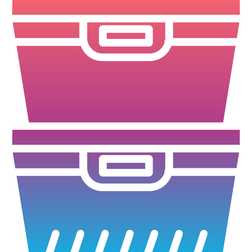 Пищевых контейнеров Generic Flat Gradient иконка