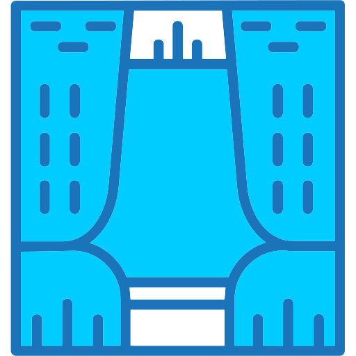 カーテン Generic Blue icon