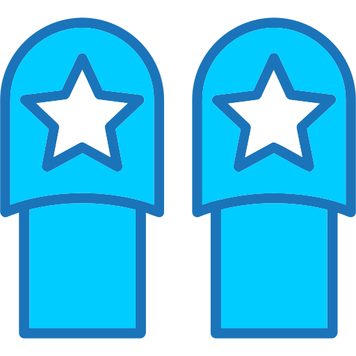 슬리퍼 Generic Blue icon