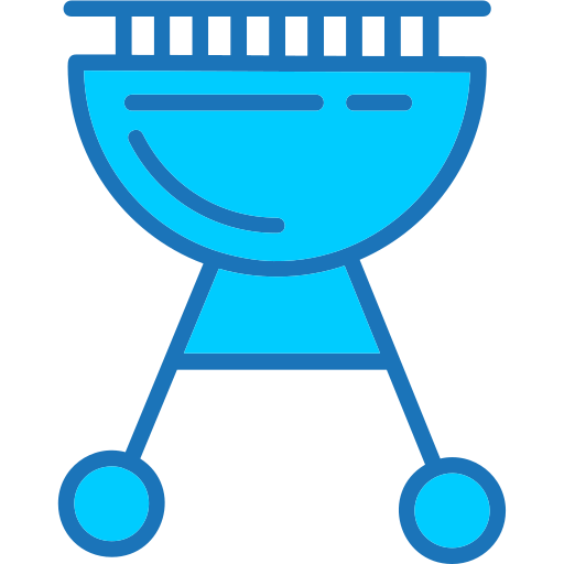BBQ grill Generic Blue icon