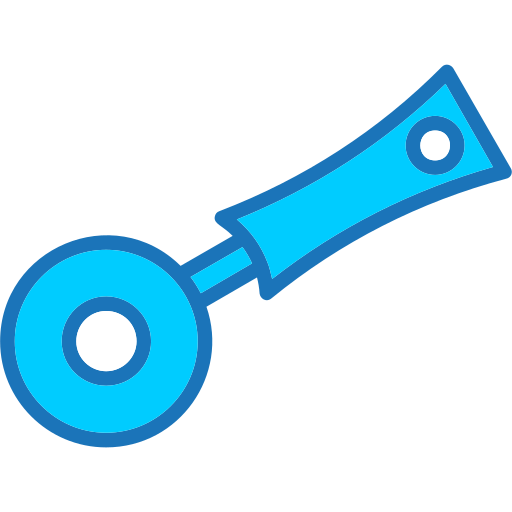 Pizza cutter Generic Blue icon