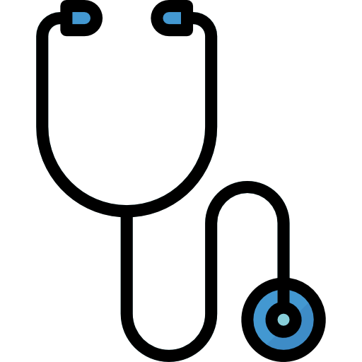 Stethoscope Aphiradee (monkik) Lineal Color icon