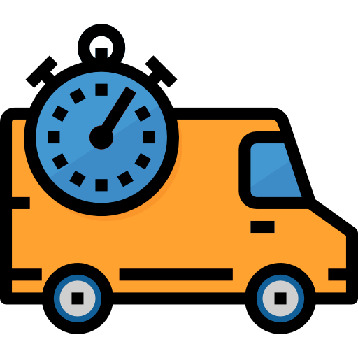 Delivery truck Aphiradee (monkik) Lineal Color icon