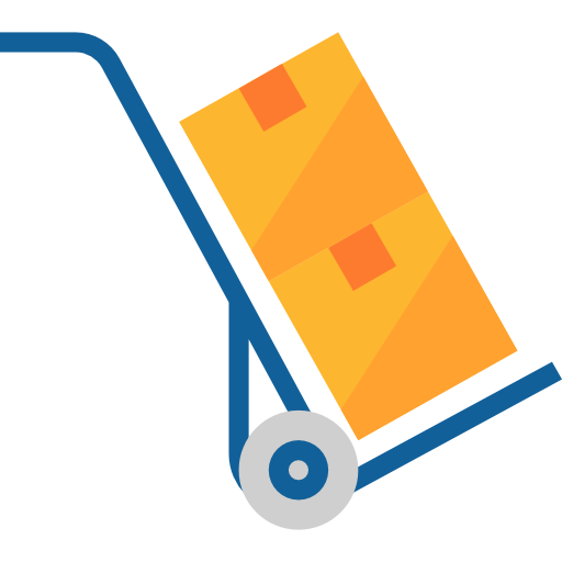 Trolley Aphiradee (monkik) Flat icon