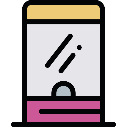 ticketfenster Detailed Rounded Lineal color icon
