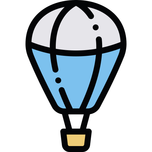 luftballon Detailed Rounded Lineal color icon