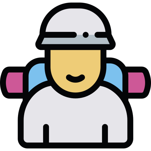 Traveler Detailed Rounded Lineal color icon