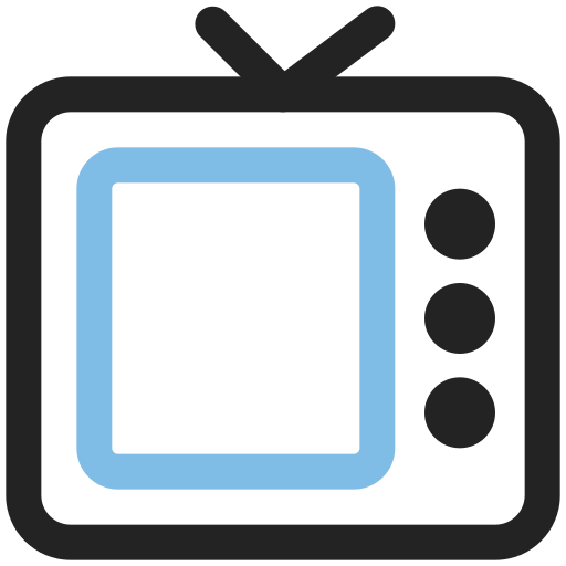 テレビ Generic Outline Color icon