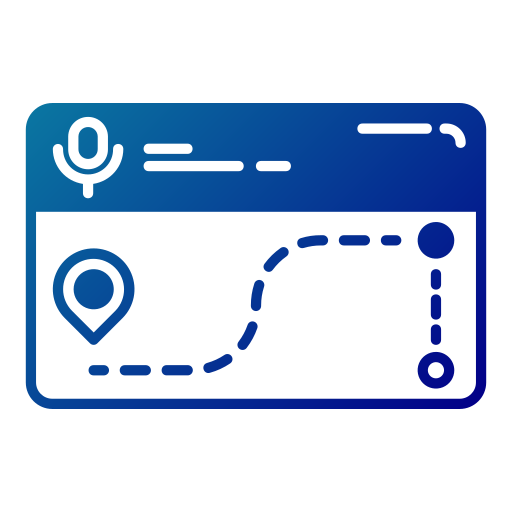 목적지 Generic Flat Gradient icon