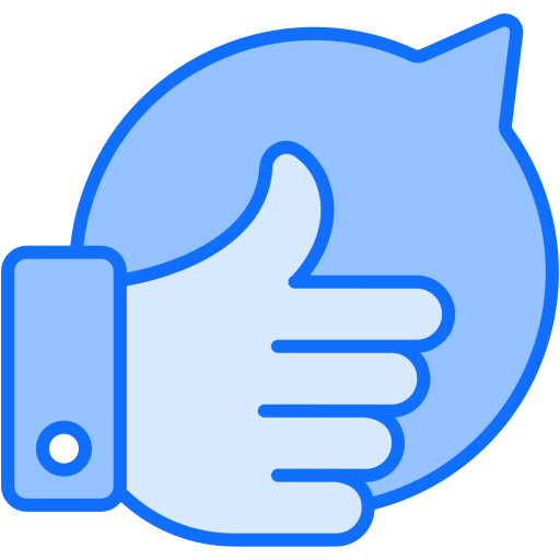 Customer experience Generic Blue icon
